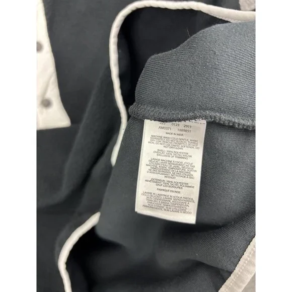 Columbia Fleece Pullover Mens Medium Gray Snap Front Mock Neck Pocket Warm - Picture 6 of 7